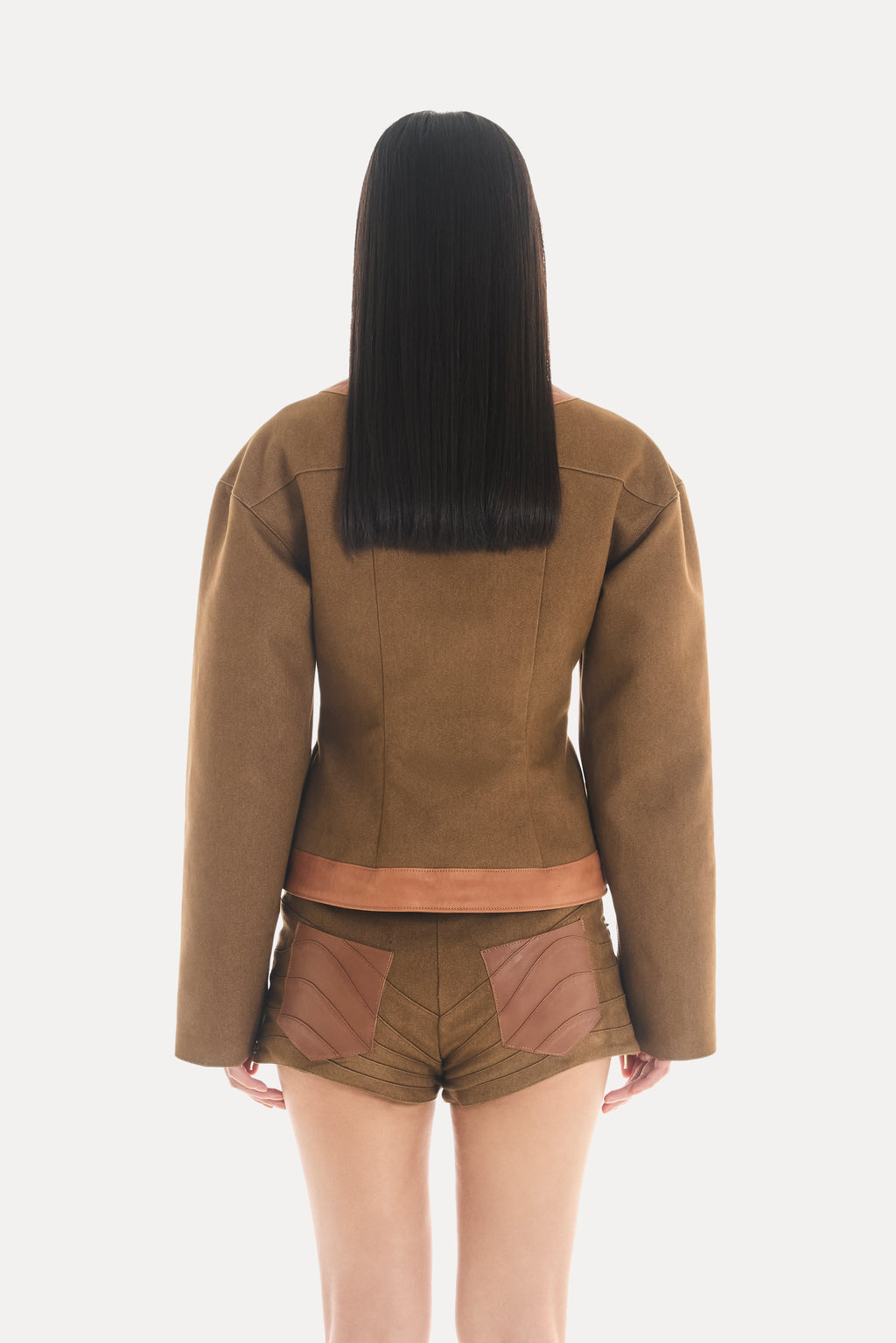 Denim-Leather Jacket