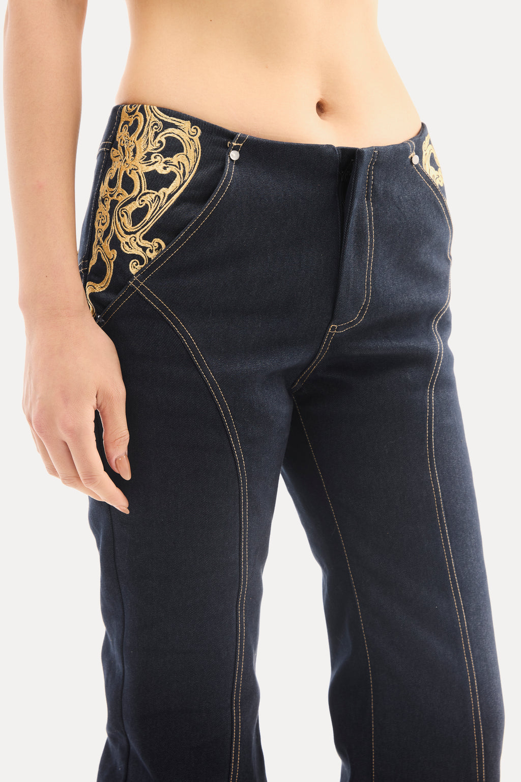Embroidery Jeans