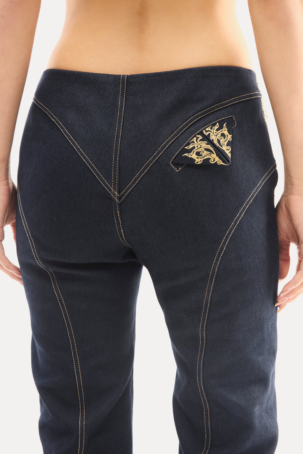 Embroidery Jeans