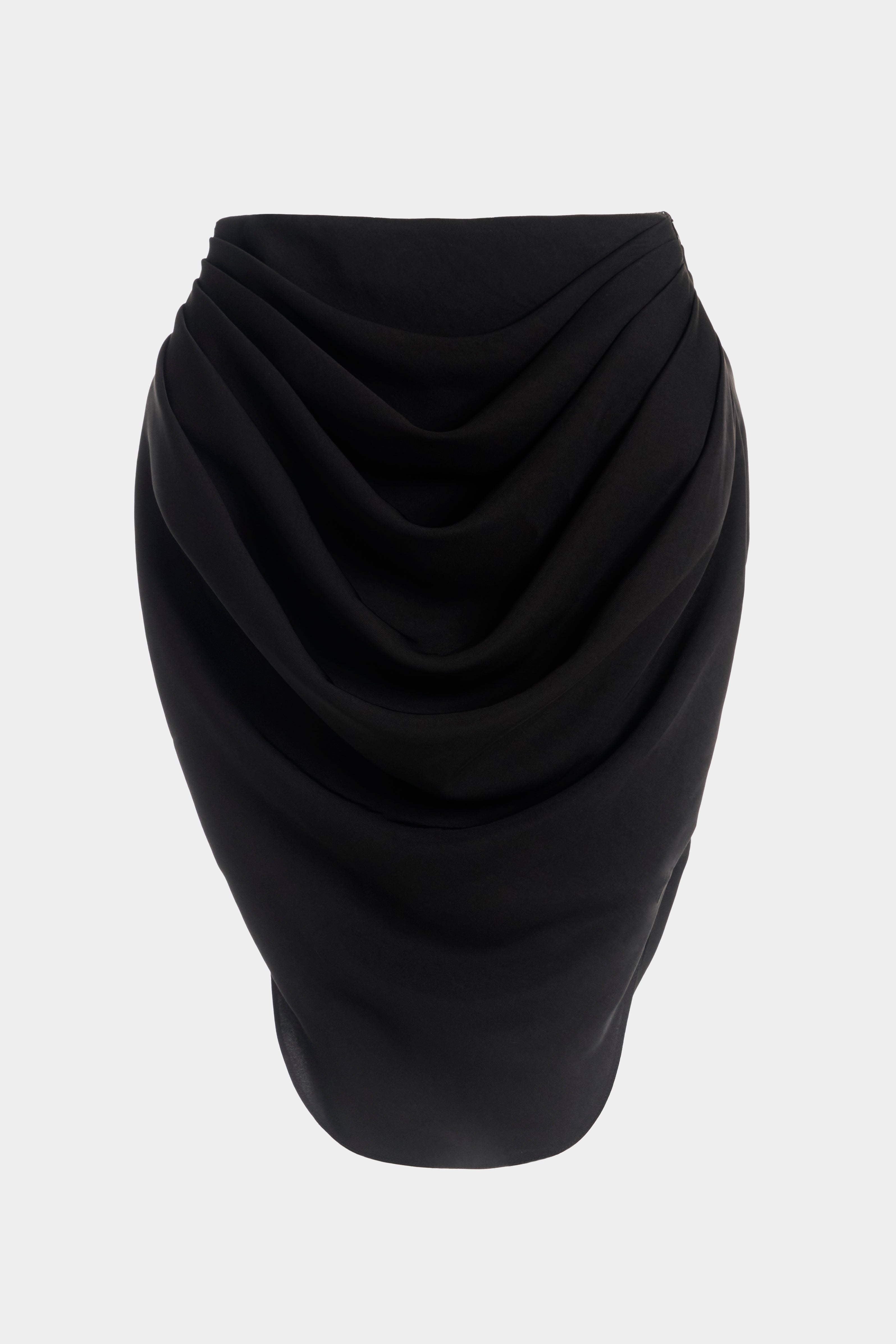 Fluid Drape Skirt