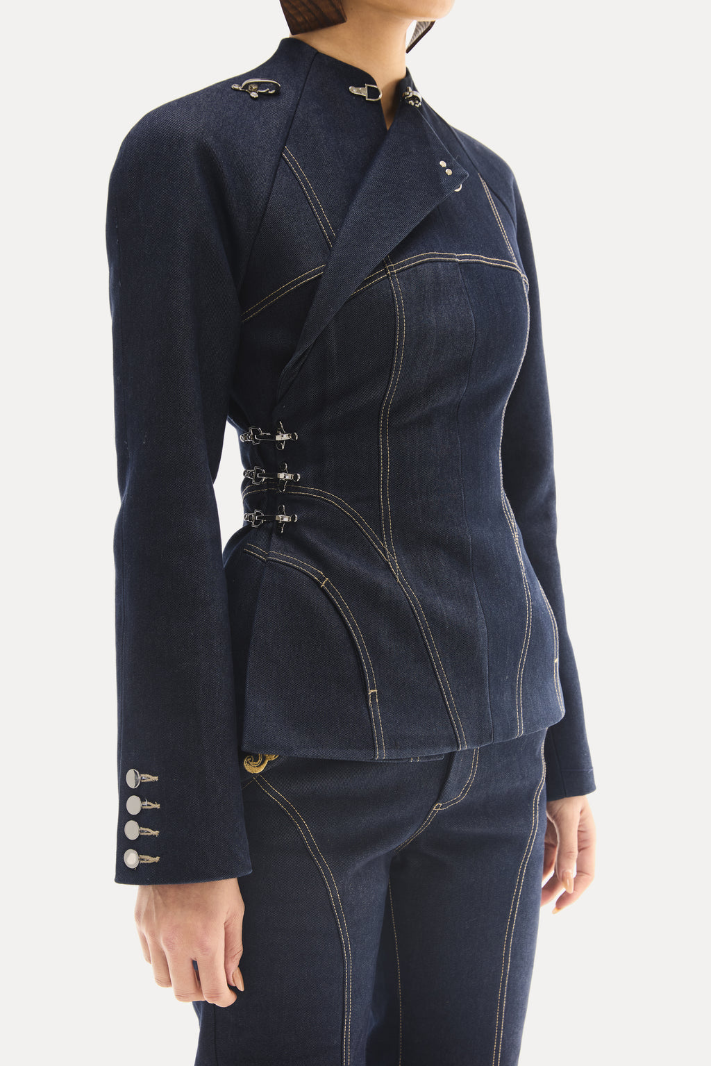 Embroidery Denim Set