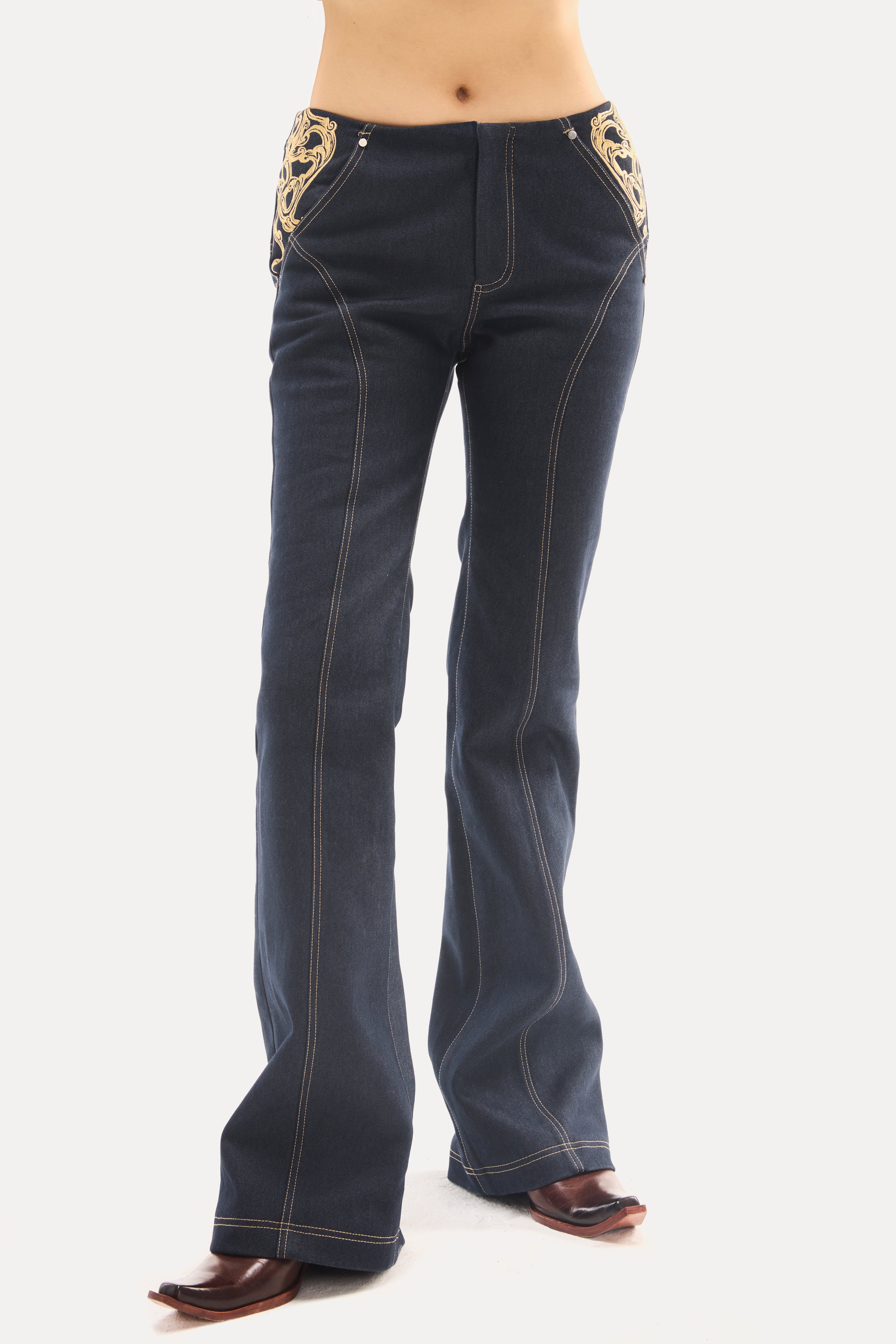 Embroidery Jeans