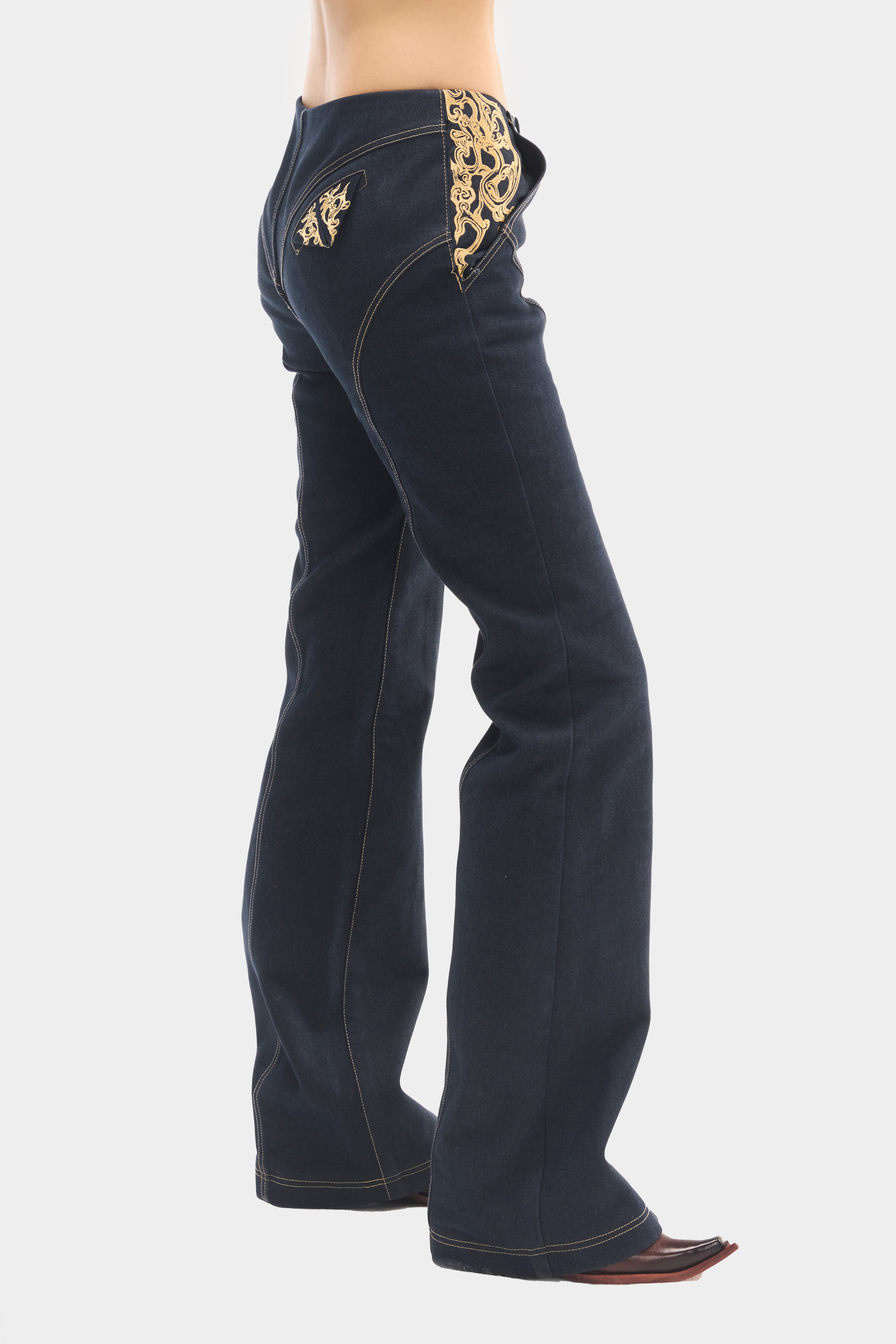 Embroidery Jeans